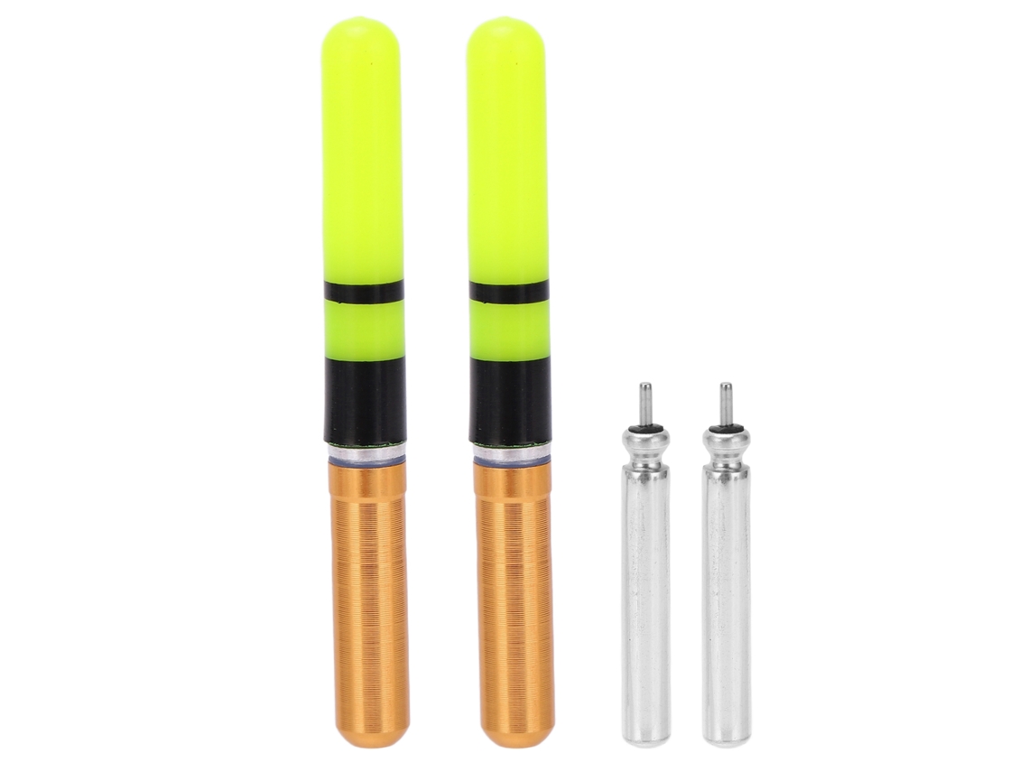 2 Isqueiros Luminosos com Bateria para Pesca Noturna