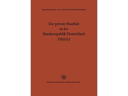 Livro Der Private Haushalt In Der Bundesrepublik Deutschland 1960/61 De M E Kamp (alemão)