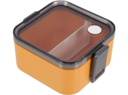 Recipiente Bento Quadrado De Plástico Abaodam, Capacidade Moderada, Design Simples E Prático, Próprio Para Micro Ondas