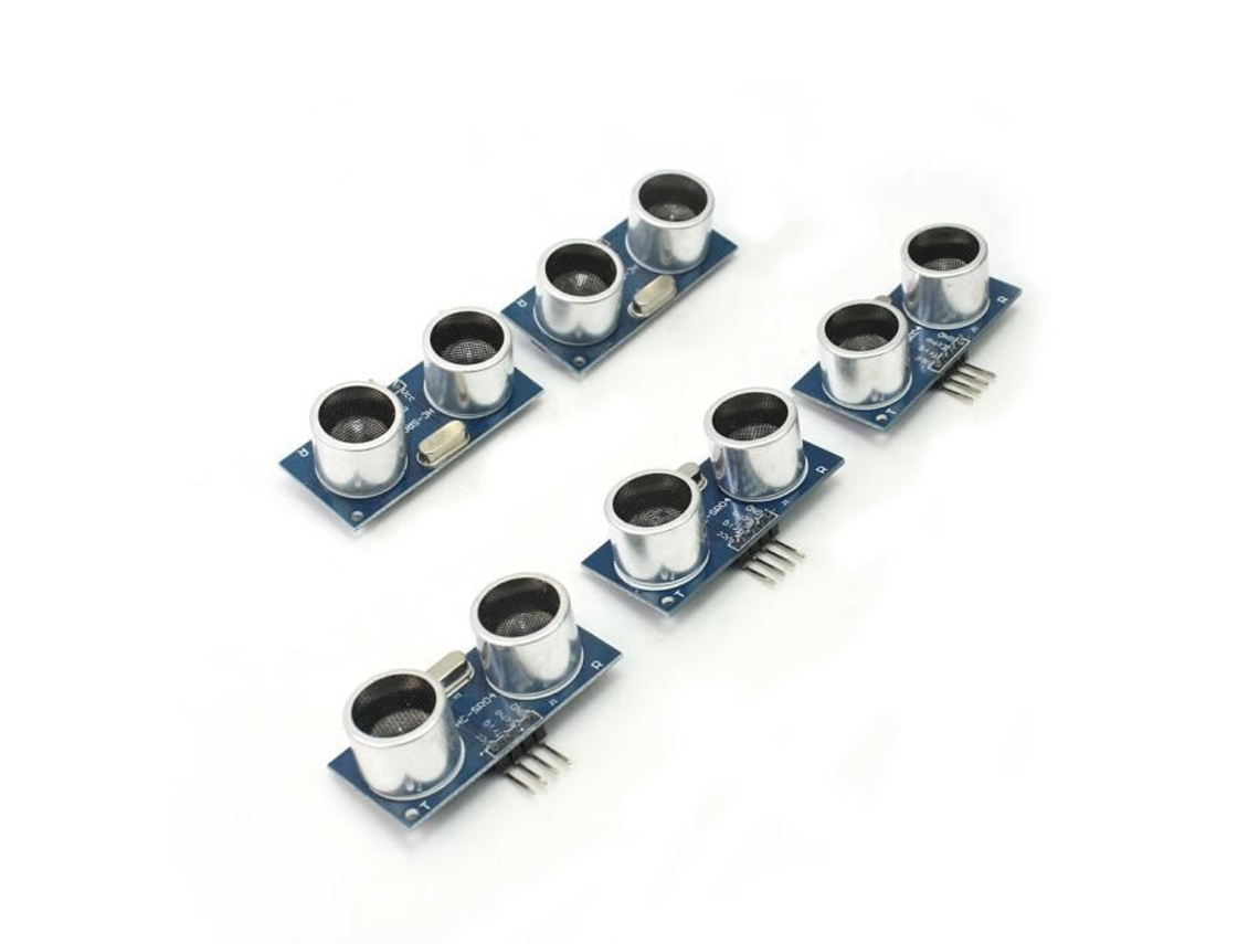 5pcs Dc 5v Hc Sr04 Conversor De Módulo De Sensor De Distância Ultrassônico Para Arduino