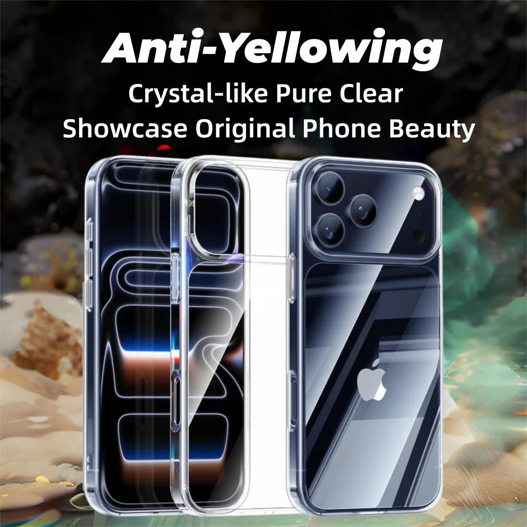 Capa Transparente Para Iphone 17 (iphone 14 Pro), Com Proteção Contra Impactos.