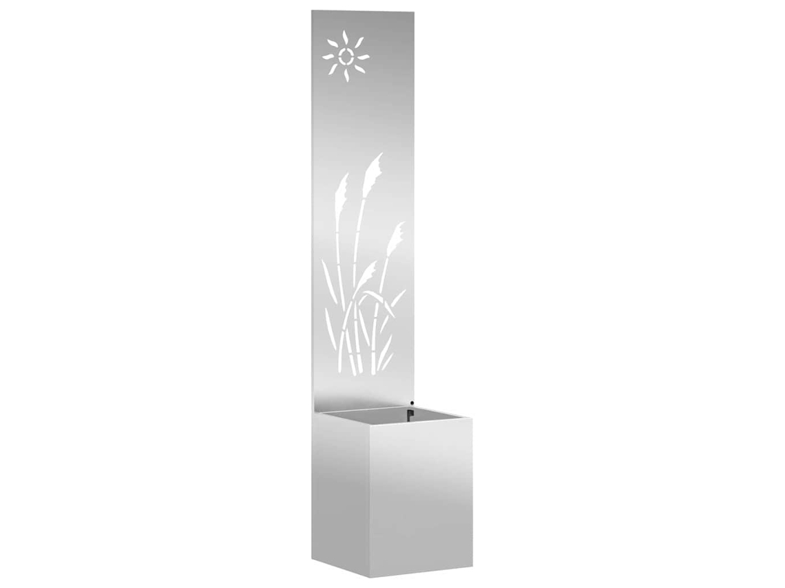 Tecido de privacidade para jardim Fretwork Prateado 32x140 cm MAISON EXCLUSIVE