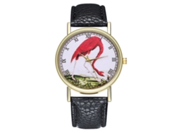 Reloj De Pulsera De Cuero Para Hombre Y Mujer Zhoulianfa Con Movimiento De Quartzo Negro