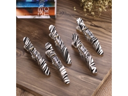 2026 - Conjunto de 5 Presilhas de Cabelo de Plástico com Formato de Zebra e Crocodilo, Ferramentas para Dividir o Cabelo e Pentear, Acessórios de Beleza