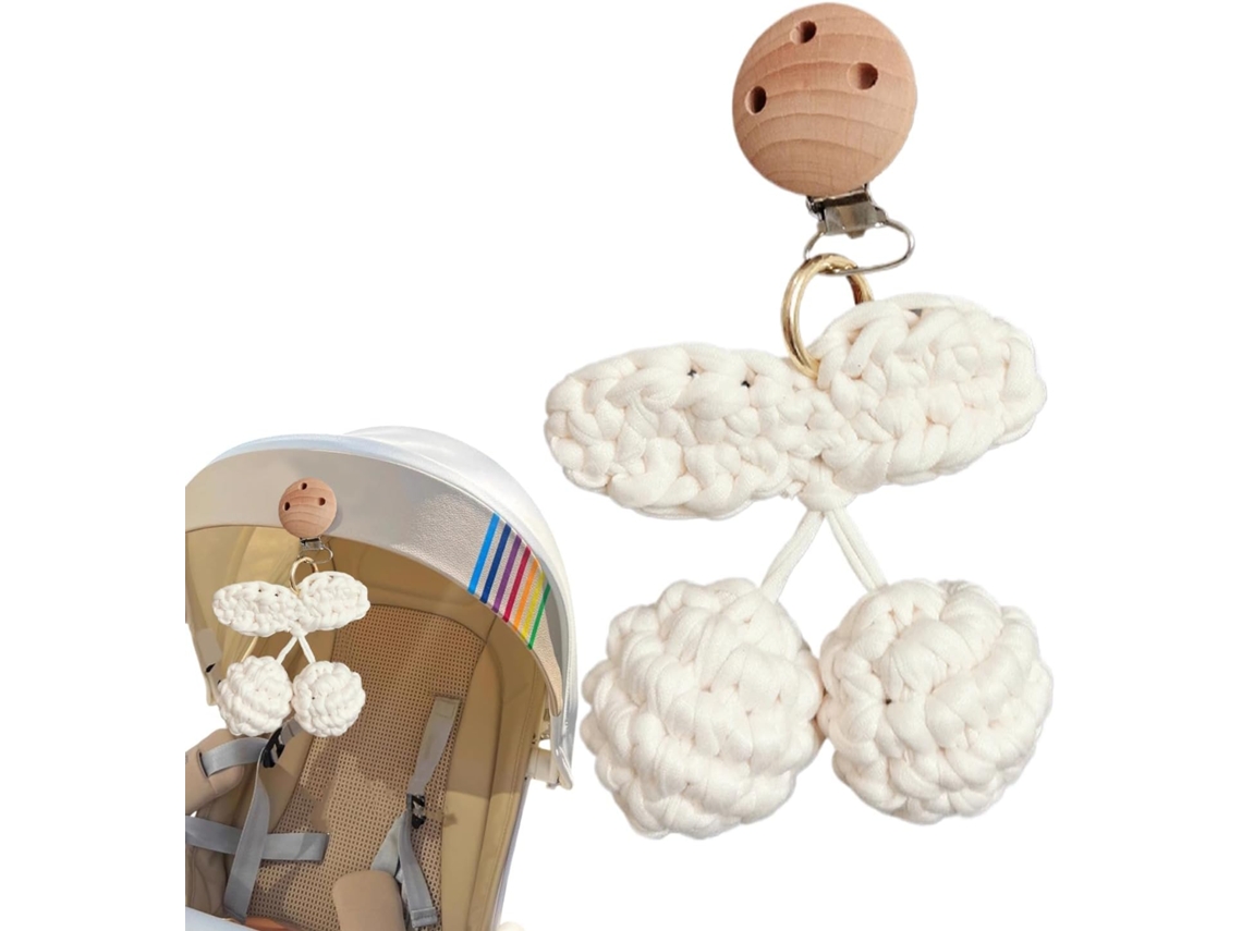Enfeite De Cereja Para Berço, Brinquedo De Cereja Para Pendurar | Brinquedo Divertido Para Carrinho Gokoco