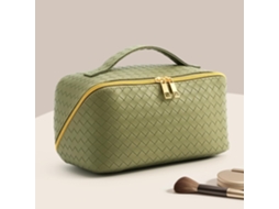 Mala Portátil Bolsa De Maquilhagem Pu Verde Escuro Dureforward