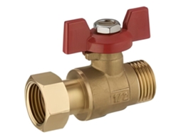 Válvula Manifold NT NOYON & THIEBAULT Porca Giratória Macho Fêmea 15X21 Latão para Aparafusar