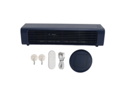 Vento Mesa Sem Lâmina Usb 3 Velocidades Controle Remoto
