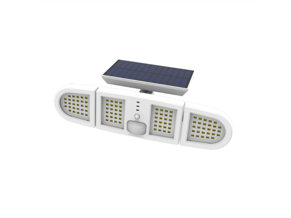 Foco Projetor Led Solar 5 W, Ip65, Com Sensor De Movimento Pir E Crepuscular Cave 6000k - 6500k Sim Branco Branco Frio