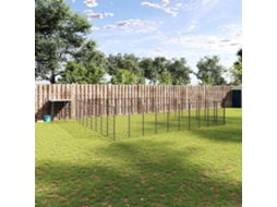 Vidaxl Canil 31,46 M² Aço Preto