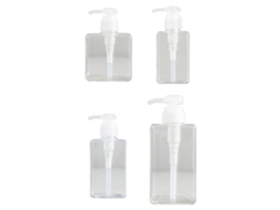 Unidades Bomba Para Loção, Dispensador De Sabão Líquido, Plástico Recarregável Formato Quadrado, 100ml150ml250ml450ml