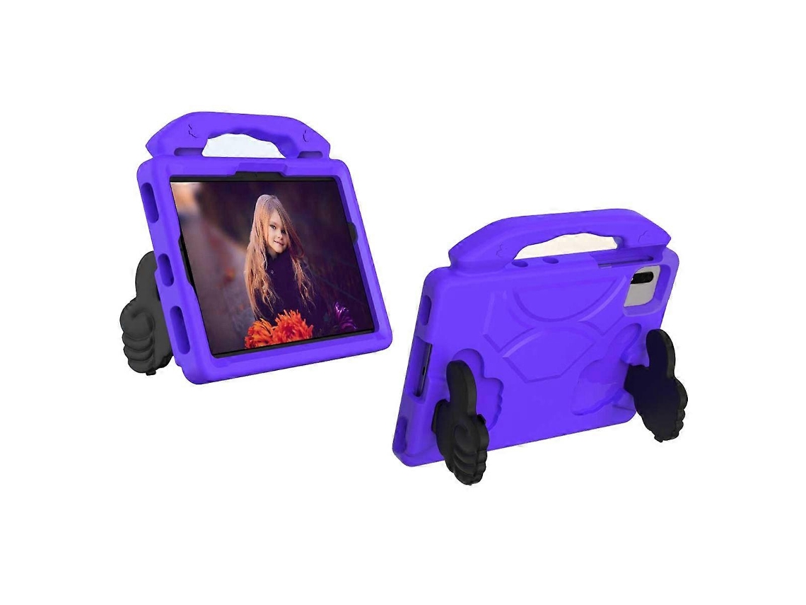 Capa Para Tablet Lenovo Tab M11 / Xiaoxin Pad 11 2024 Com Suporte Para Polegar Em Eva Resistente A Impactos.