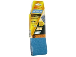 Cinta Abrasiva Norton Blue Tech Conjunto De 2 Grão 50 75x457 Mm