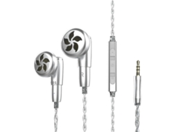 Escudos Intra - Auriculares Hifi Em Metal Com Cabo Móvel Mmcx E Microfone Intercambiáveis Iem Para Seus