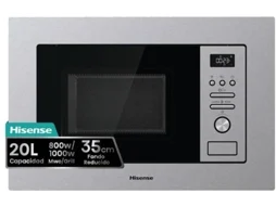 Micro-ondas Encastre HISENSE BIM320G41X (20 L - Com Grill - Inox)