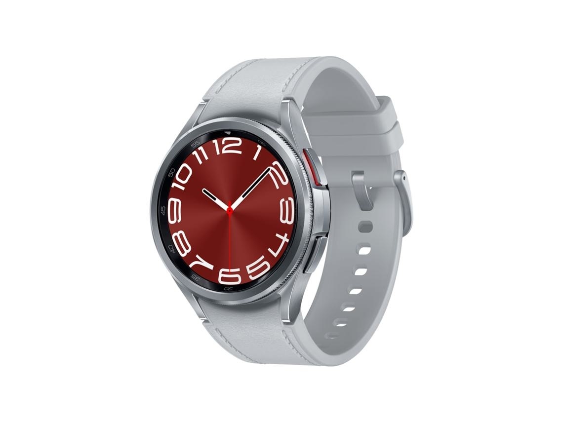 Smartwatch SAMSUNG Galaxy Watch6 Classic 43 mm BT Prateado (Outlet Grade A - Outlet Grade A)