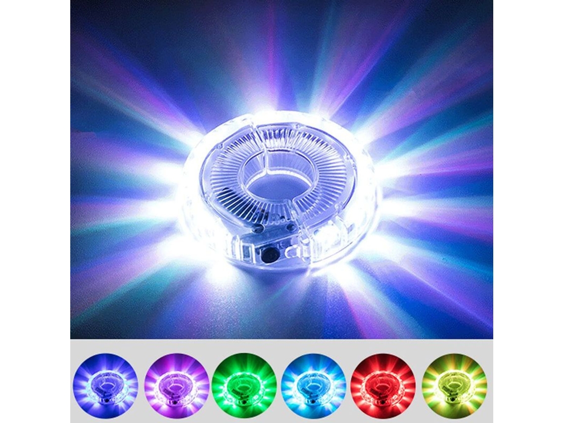 Luz Led Para Roda De Bicicleta, 7 Cores, 18 Padrões, Recarregável Via Usb, Luz De Sinalização Noturna Para Bicicleta. Aquaforge