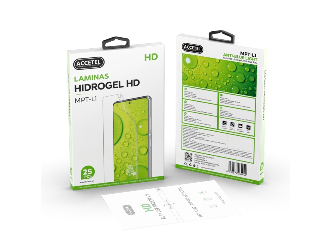 Mpt-l1 Hd V2 Folhas De Hidrogel - (pacote 25)