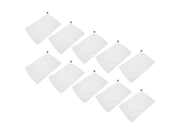 10 Bolsas De Filtro Para Skimmer De Piscina Malha De Limpeza Acessório Substituto