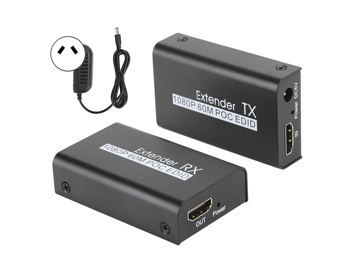 Extensor Hdmi (transmissão 60m, Função De Aprendizagem Edid)