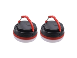 Pacote Com 2 Luzes Led Portáteis Para Acampamento, Luzes De Barraca À Prova Dágua, Para Caminhadas E Pesca Ao Ar Livre Olysi Shop
