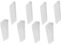 Callaron Conjunto De 16 Cunhas Porta Antiderrapantes Em Pvc Transparente, Batentes De Porta Sem Pregos Para Nivelar
