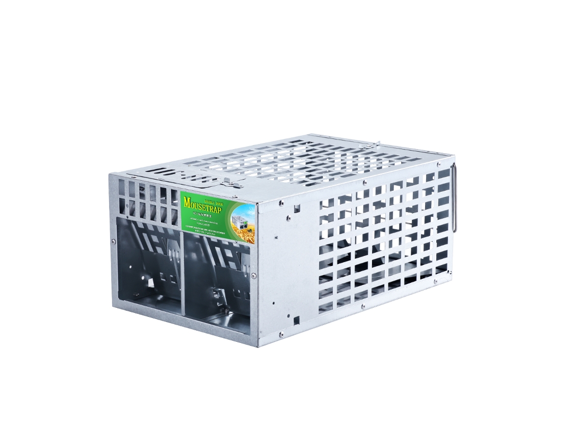 Ratoeira de Ferro Galvanizado Prateado, Dimensões 30x19x13 Cm MDUG