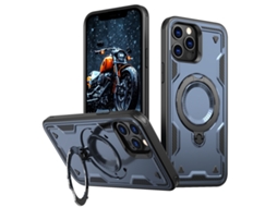 Capa Armor Híbrida Pc Tpu Para Iphone 12 Pro - Suporte De Anel Magsafe