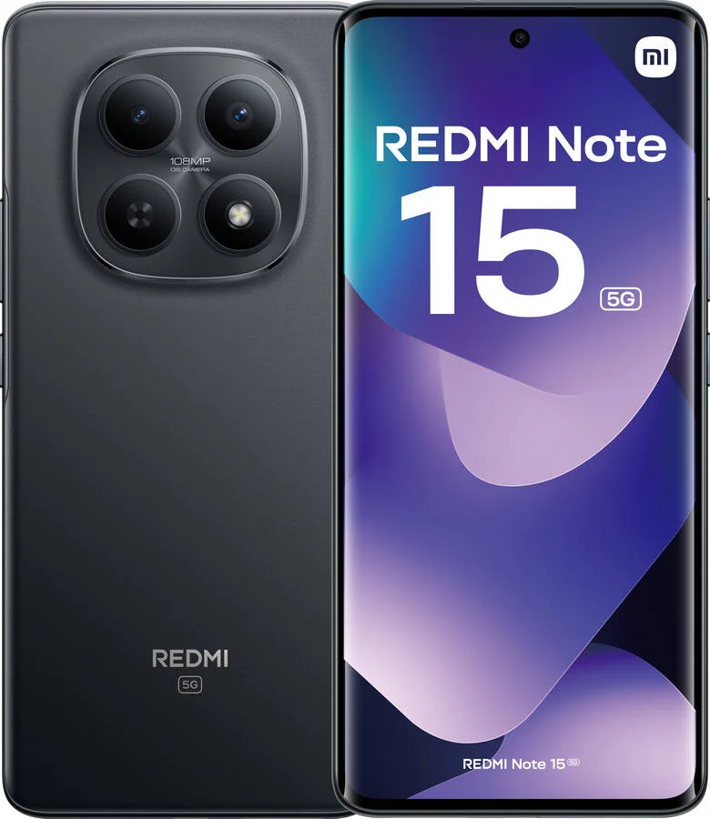 Smartphone XIAOMI Redmi Note 15 5G (6.77'' - 8 GB - 256 GB - Preto)
