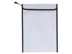 Bolsa Refratária 38x28cm Resistente ao Fogo e à Água com Zíper para Documentos e Valores | S/MARCA