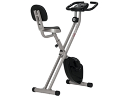 Bicicleta ergométrica com 8 níveis de resistência ajustável, altura ajustável, aço e preto cinza S/MARCA