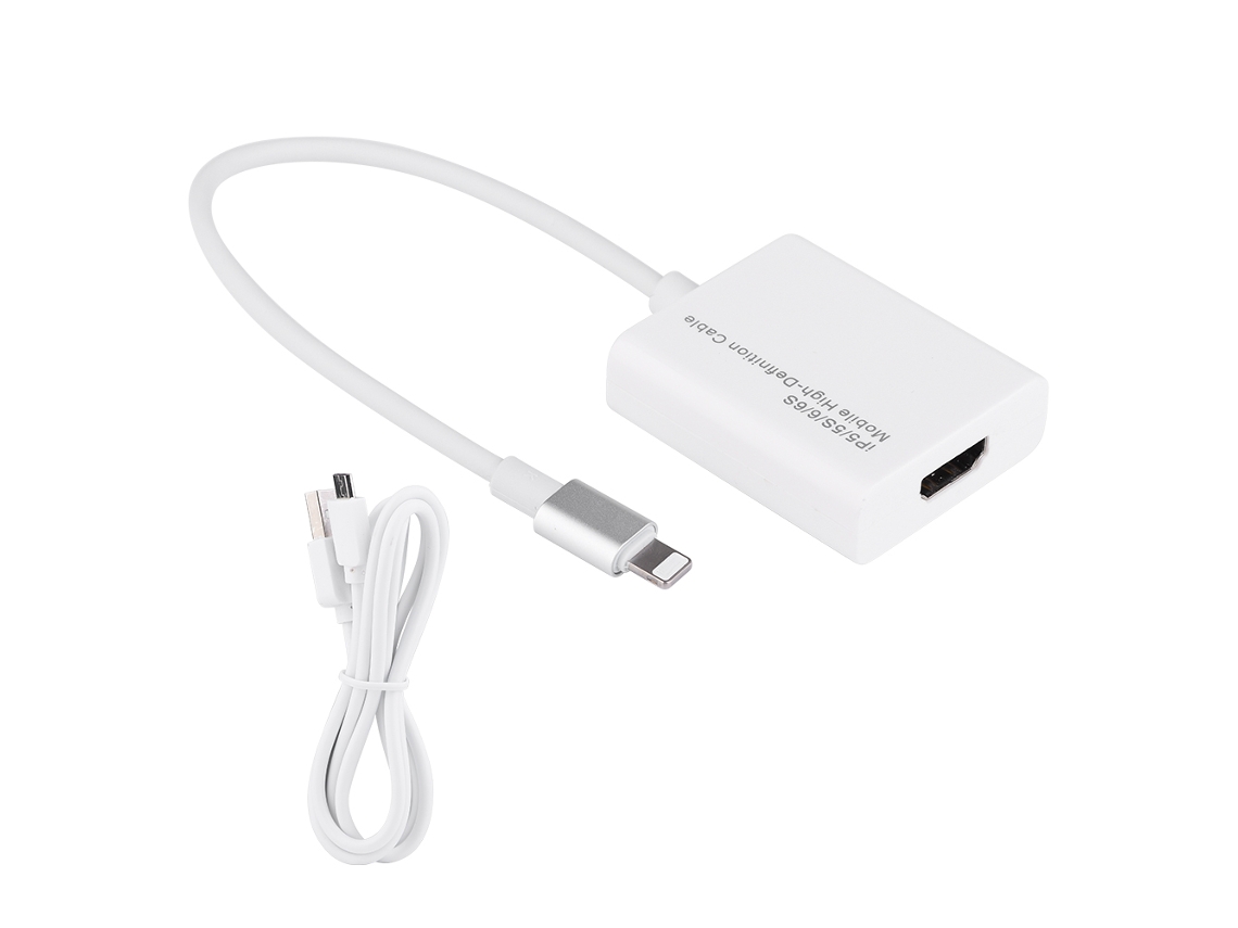Adaptador HDMI para iPhone EOOCOO (1080p, TV)