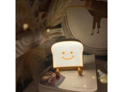 Luminária Noturna Decorativa em Formato de Torrada, Luminária Noturna com Pilha BRILVIBERA (toast Play)