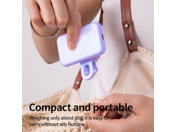 Mini Luz Led Portátil Com Clipe Para Selfies, Perfeita Para Tirar Fotografias E Adicionar Luz De Preenchimento No Seu Bolso.