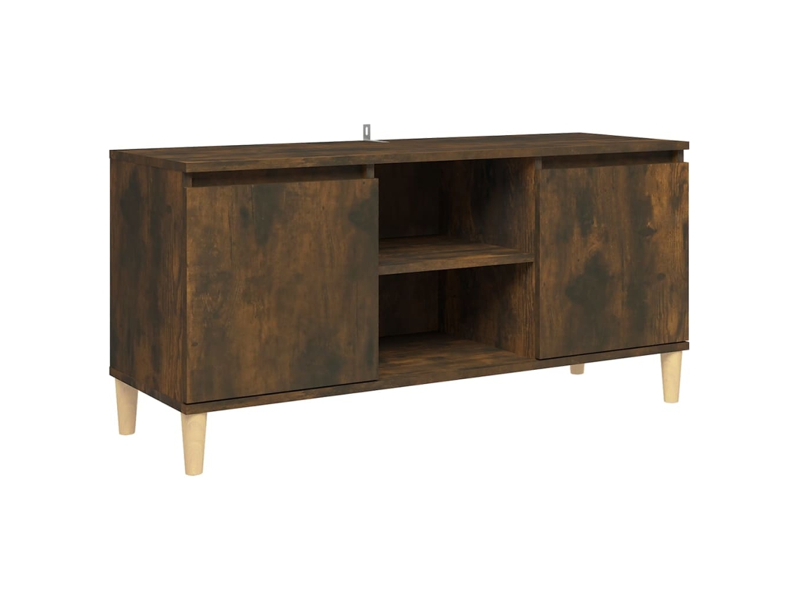 Tv Cabinet, Tv Cabinets Vidaxl Marrom Madeira Processada (n/a)