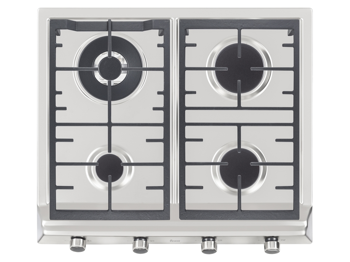 Placa de Gás TEKA EX 60.1 4G AI AL DR  Gás Butano-Propano - 58 cm - Inox)