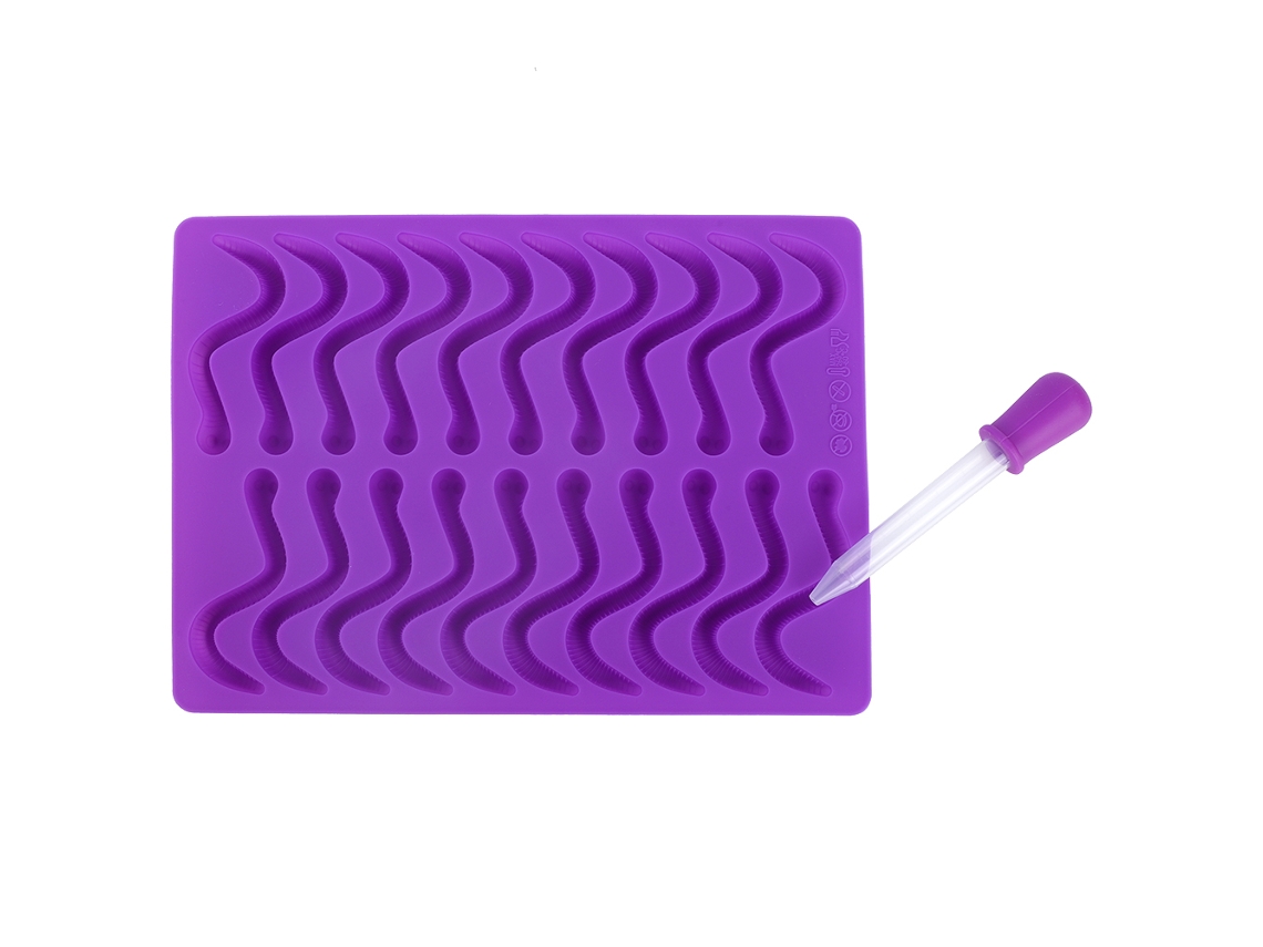 Mold de Silicone para Doces, Gomas, Chocolate e Bolo com 20 Compartimentos S/MARCA