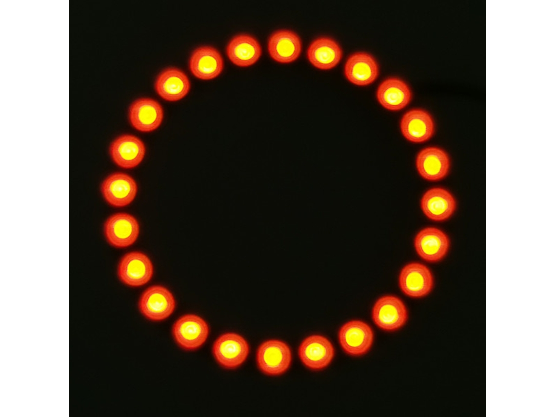 Sistema de Farolim Traseiro Led Tricolor de 90 Mm Qtmodel 5 6 V para Aeromodelos a Jato Edf de 64 Mm e 70 Mm MDUG