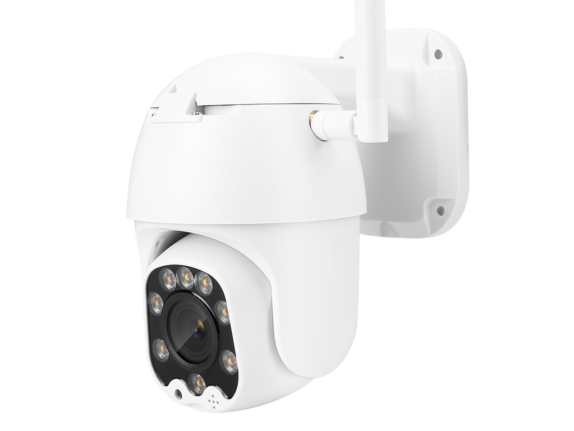 Câmera Mini Wifi Ptz, Zoom Digital 8x, Full Hd 1080p
