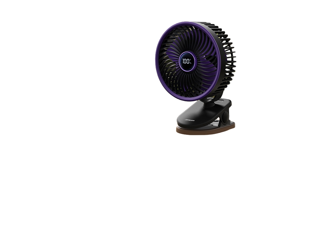 Laxiscreed Ventilador De Mesa Com Visual Digital, Alta Força De Ar E Design Compacto Para Uso Em Casa