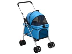 Vidaxl Carrinho Dobrável 76x50x100 Cm Tecido Oxford Azul