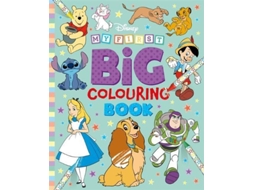 Livro Disney My First Big Colouring Book De Walt Disney (inglês)