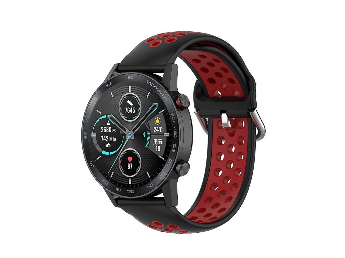 Pulseira Esportiva Bicolor De Silicone De 22 Mm Para Honor Watch Gs 3i