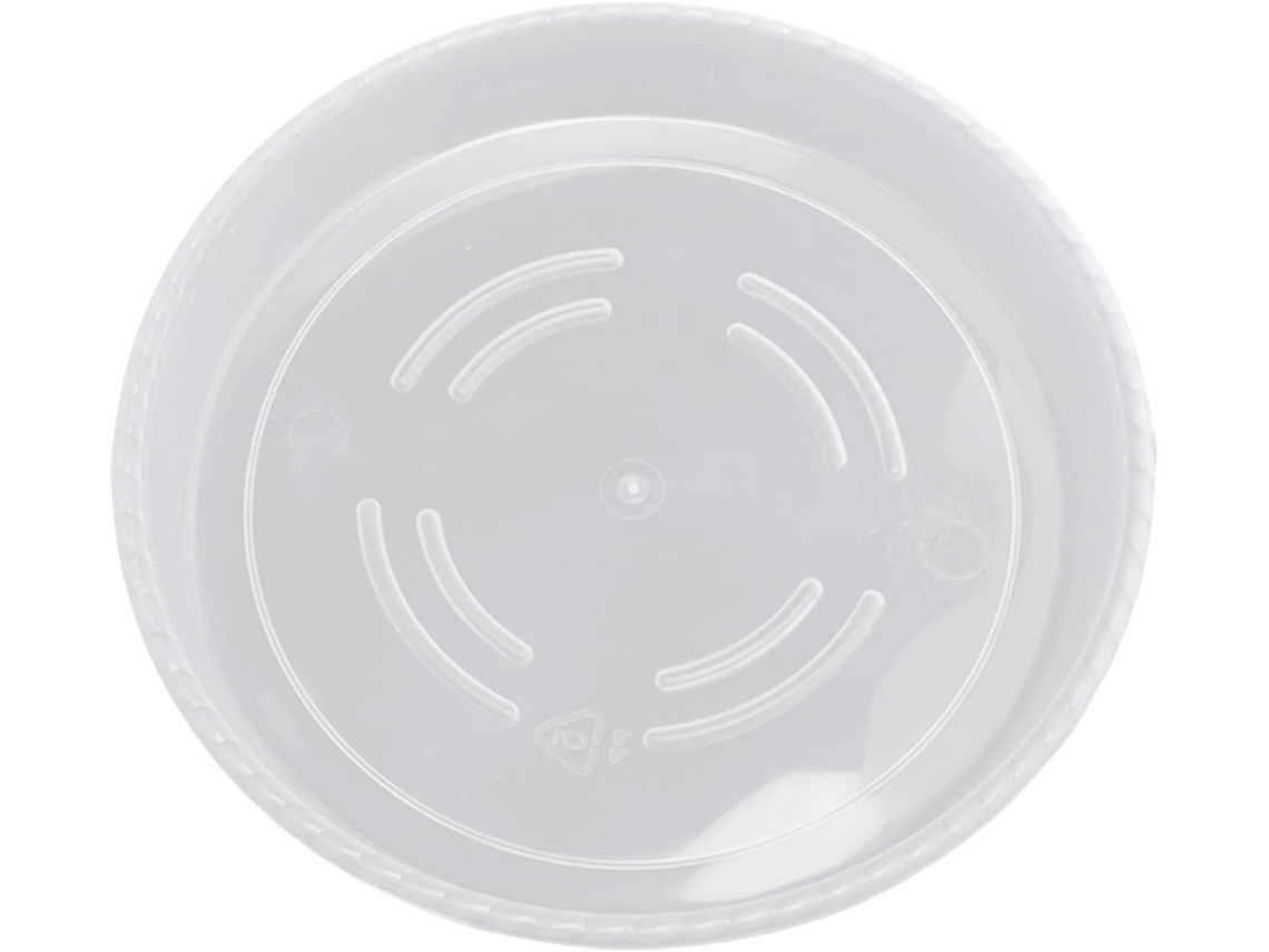Pratos De Plástico Transparente De 5 Polegadas (9/10), Bandejas De Gotejamento Resistentes Para Vasos.