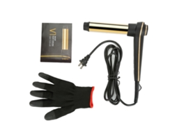 2026 plancha de Rizo Profesional Curling Iron Wand com Luvas Resistentes Ao Calor Ferramentas de Pentear