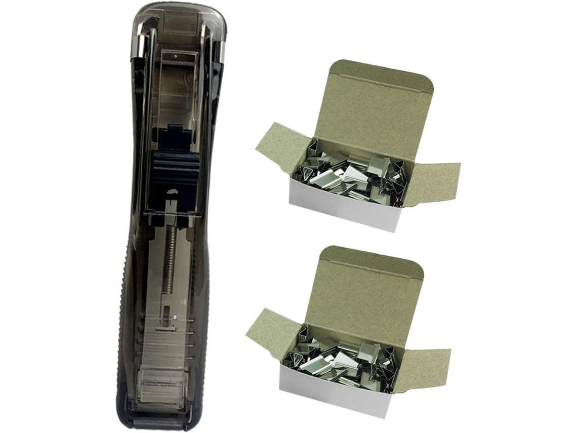 Dispensador Grampeador com clipe de garra Sherchpry, para artigos de papelaria, mesa e estudantes.