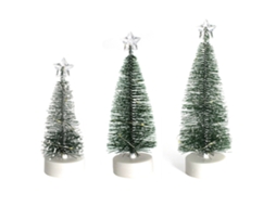 Laxiscreed Árvore De Natal Pequena Com Luzes Led Para Decoração Festiva Em Casa