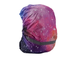 Capa Impermeável para Mochila Rosa Estrelado BRILVIBERA