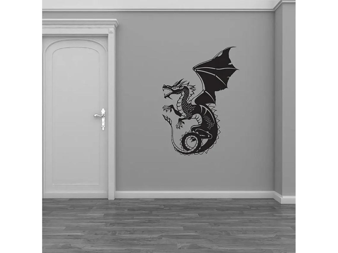 Adesivos Muraux Dragões, Decoração Murale Para Salão, Decoração Interna, Decoração Para Quarto De Criança Ou Salão De Jogos