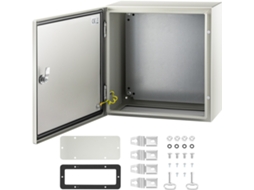 Caixa de conexão VEVOR para quadro elétrico 40x40x20cm aço carbono IP66